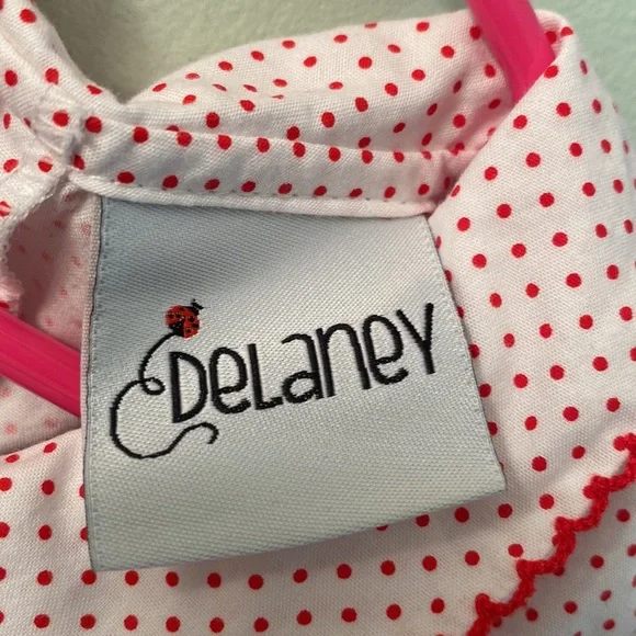 Delaney Smoked Cotton girls dress